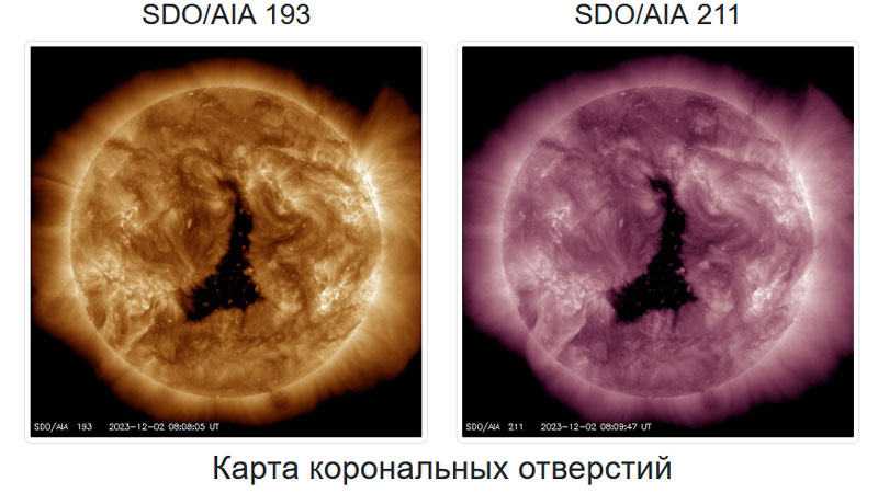 Солнце распахнулось: на обращённой к Земле стороне светила образовалась пугающая корональная дыра