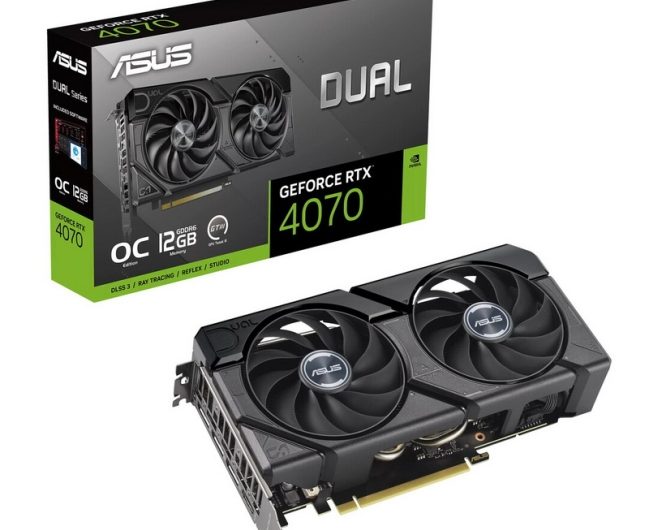 Asus представила GeForce RTX 4070 Dual EVO с памятью GDDR6