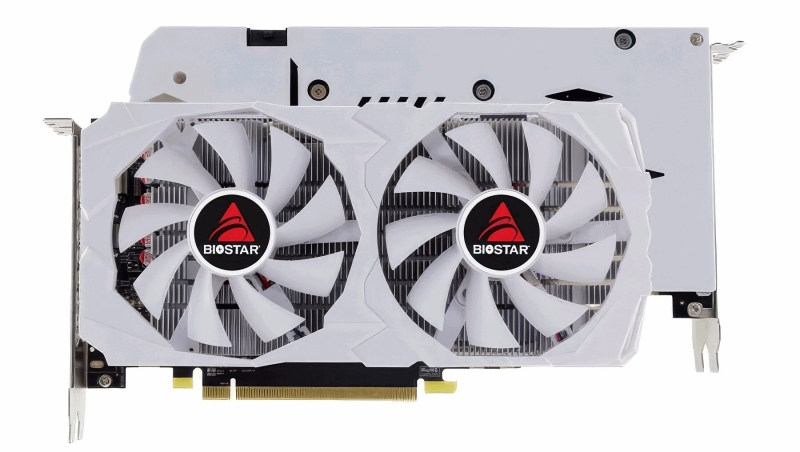 Biostar неожиданно выпустила белую Radeon RX 580 2048SP — она была новинкой 6 лет назад