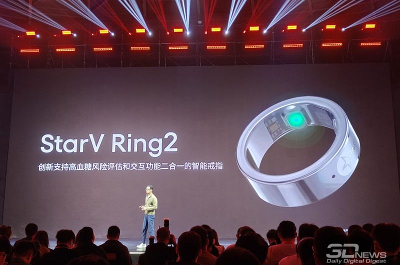 Meizu представила смарт-кольцо StartV Ring 2 с мониторингом уровня сахара в крови и других показателей здоровья за $185