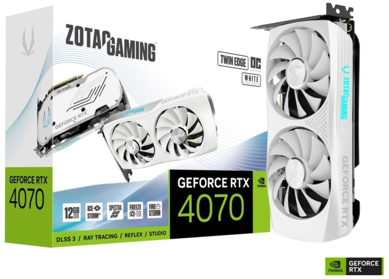 Zotac оценила GeForce RTX 4070 с памятью GDDR6 на $10 дешевле модели с памятью GDDR6X