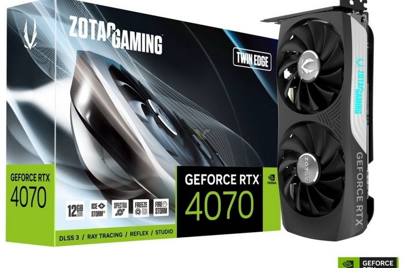 Zotac оценила GeForce RTX 4070 с памятью GDDR6 на $10 дешевле модели с памятью GDDR6X